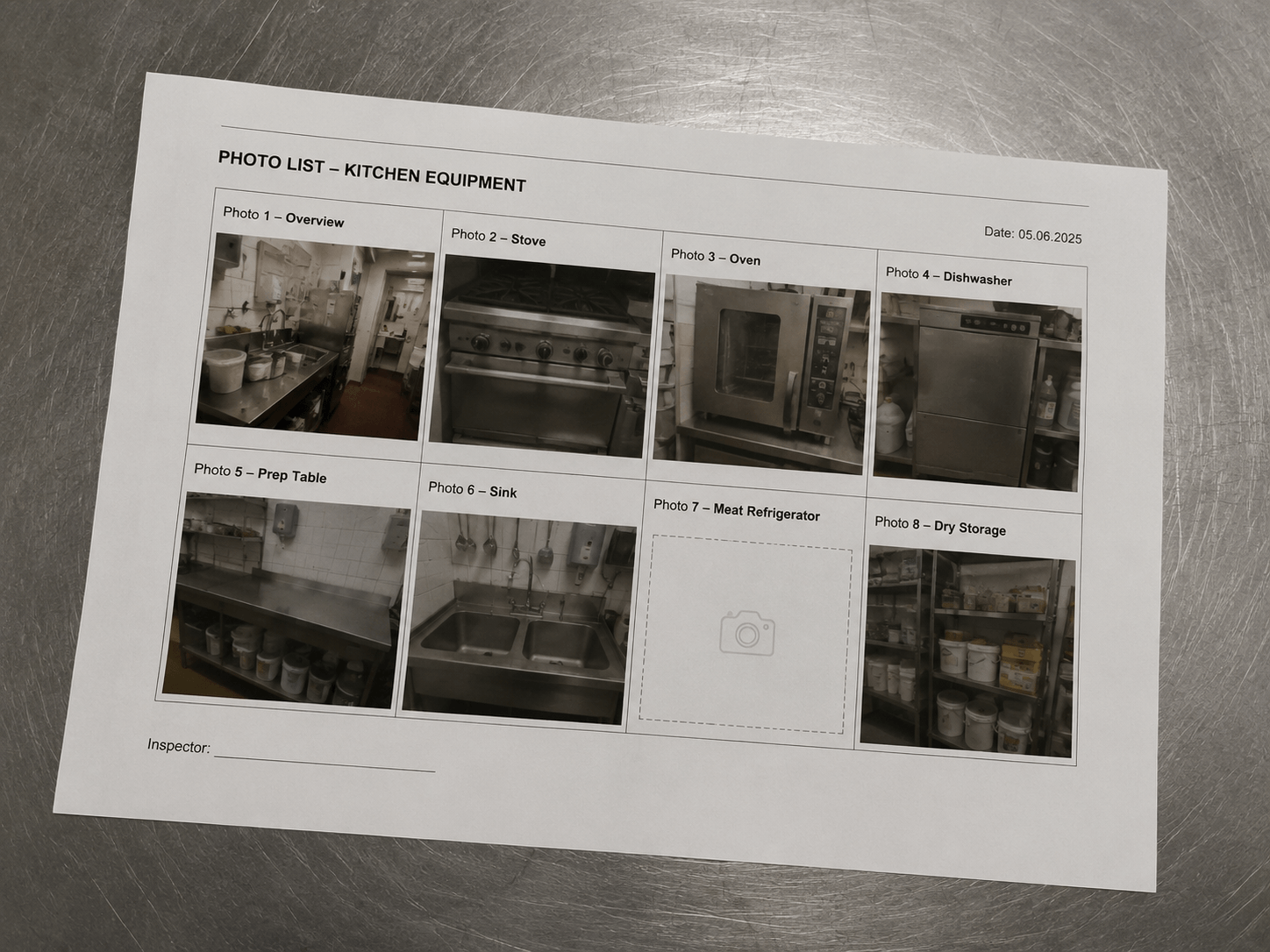 In der Fotoliste fehlt ein Bild